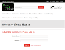 Tablet Screenshot of homecookwholesale.com